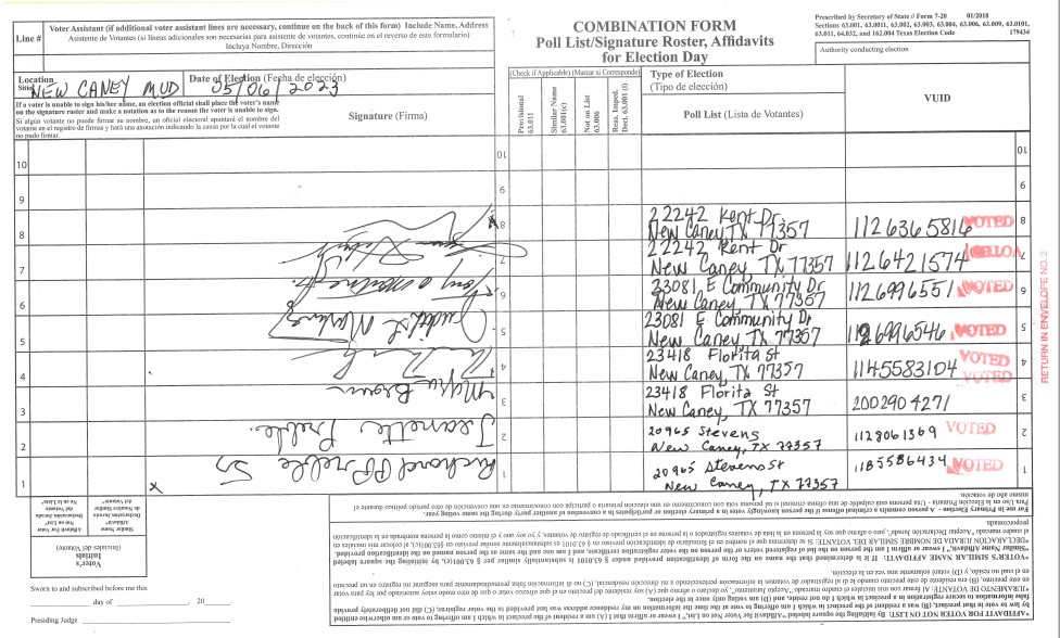 Election Roster Day 8 (final)